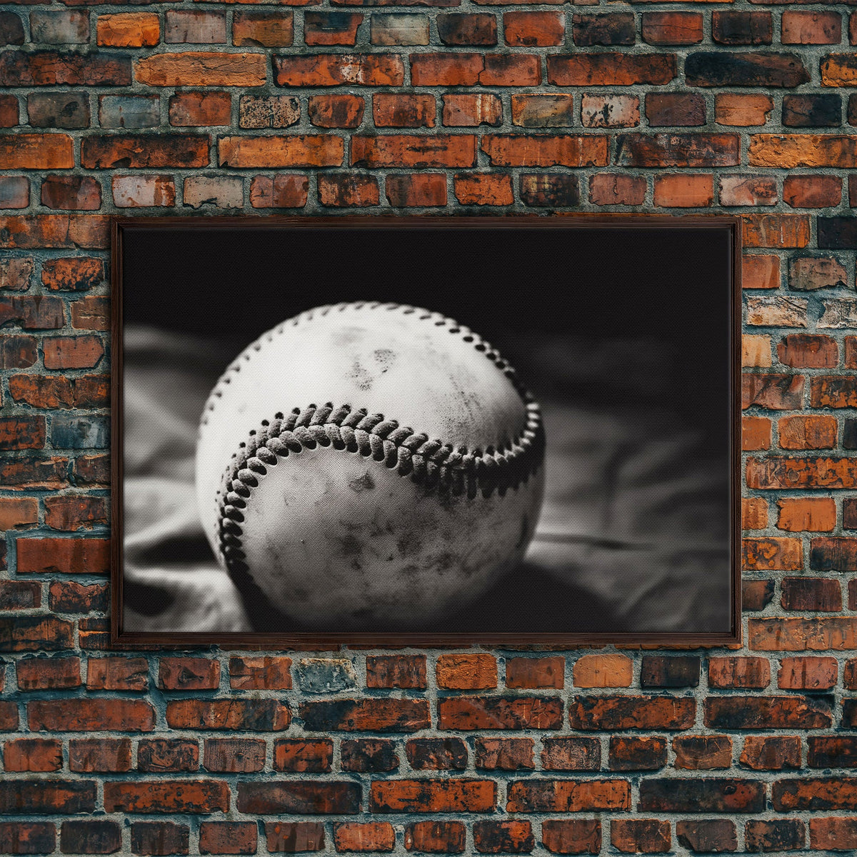 Framed Baseball Print, Black and White Baseball Picture, Sports Wall Decor, Boys Room Wall Decor, Baseball Player Gift, Baseball Nursery Art