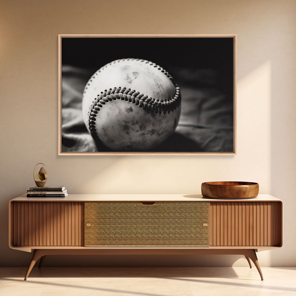 Framed Baseball Print, Black and White Baseball Picture, Sports Wall Decor, Boys Room Wall Decor, Baseball Player Gift, Baseball Nursery Art