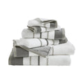 Decorative Cotton Stripe Bath Towel Set - Noelle Collection