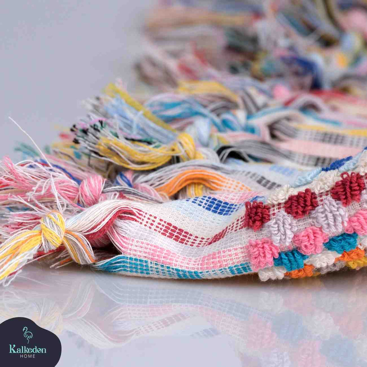 Pom Pom Bath Towel
