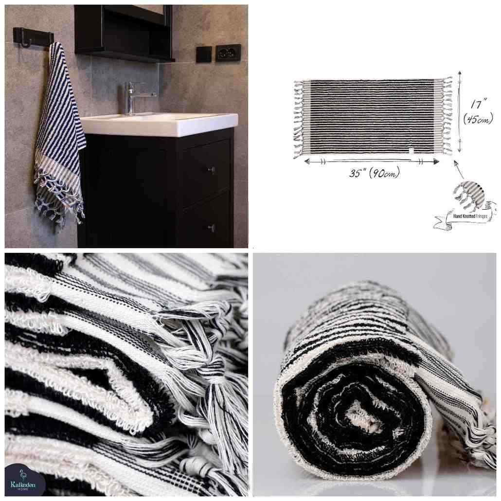 Striped Hand Towel